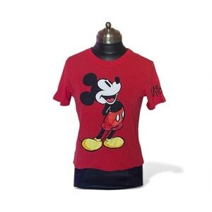 Disney Red Mickey Mouse Kids Tee